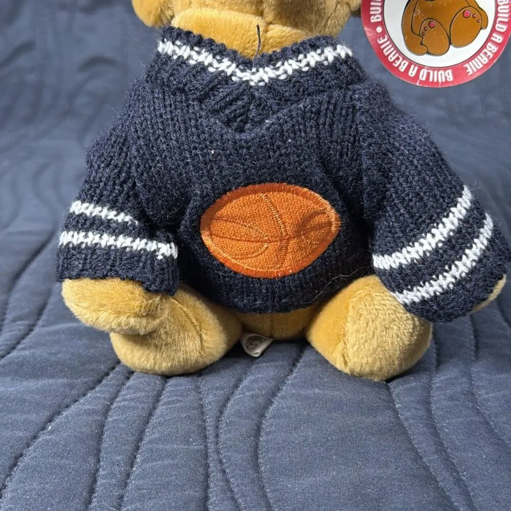 Build A Beanie Beagle Dog Plush Basketball Sweater Silver Dollar City Dollywood